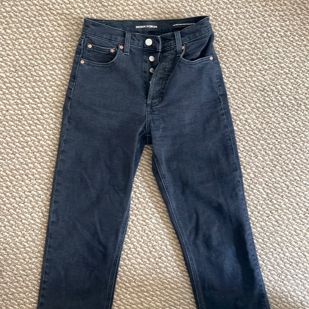 Aritzia High Rise Straight Arlington Jeans